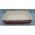 8.7"rectangle oven plate level line